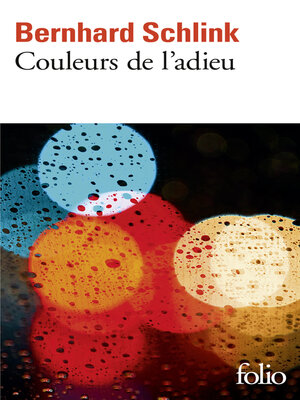 cover image of Couleurs de l'adieu